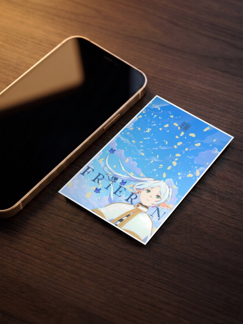 Frieren Petals and Butterflies Anime Poster