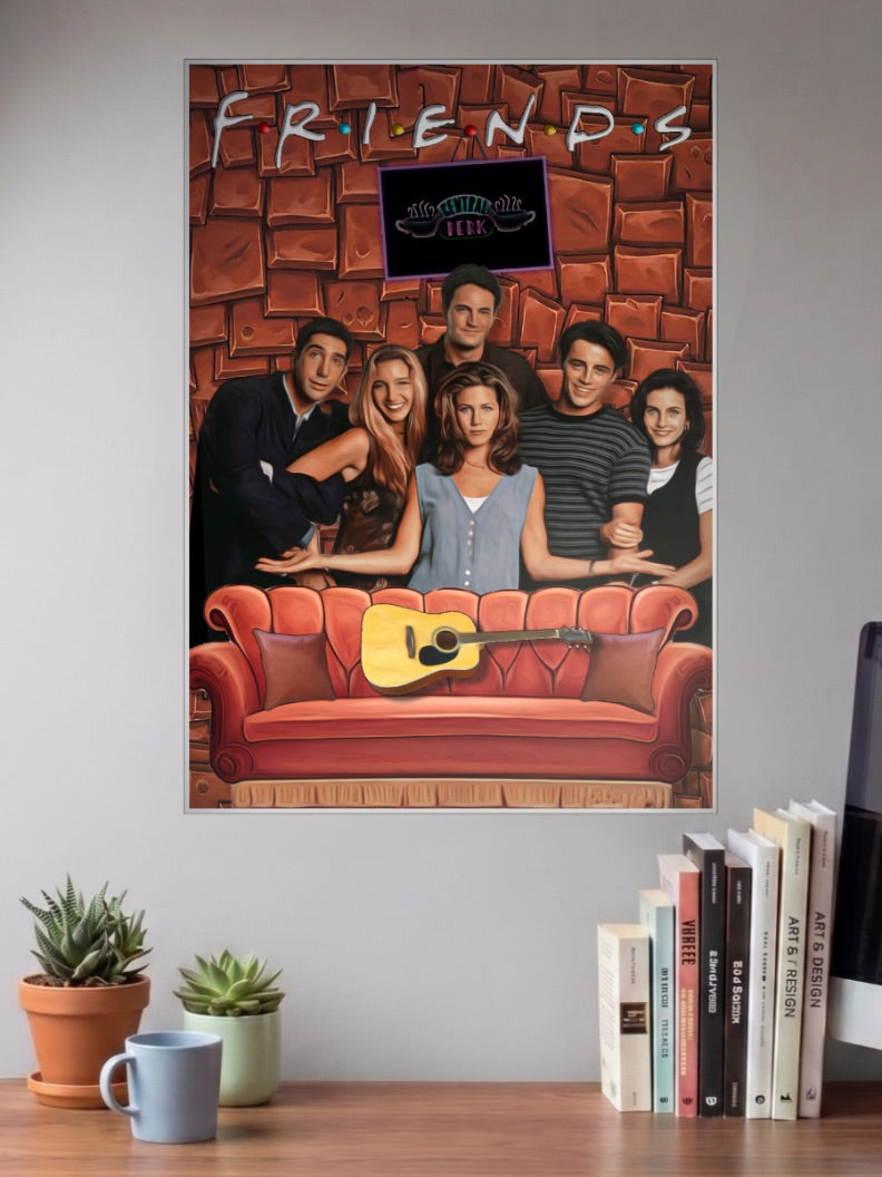 Friends Central Perk Sofa Sitcom Poster