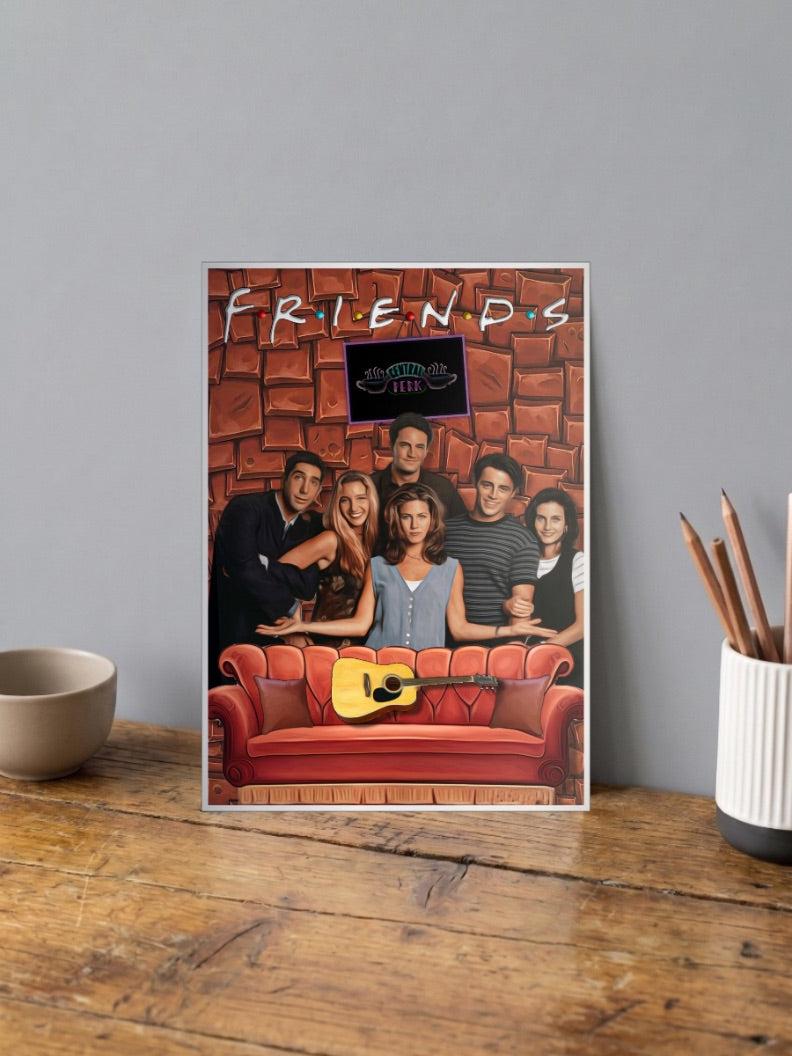Friends Central Perk Sofa Sitcom Poster