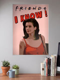 Monica Geller Friends Sitcom Poster