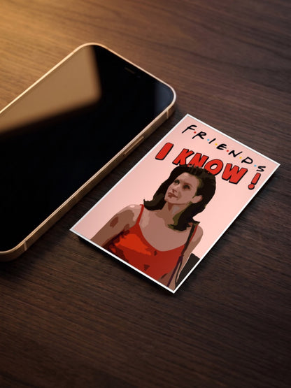 Monica Geller Friends Sitcom Poster