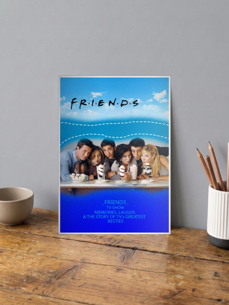 Friends Milkshake Official Sitcom Poster