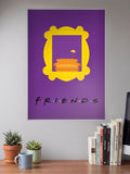 Friends Yellow Frame Sitcom Poster