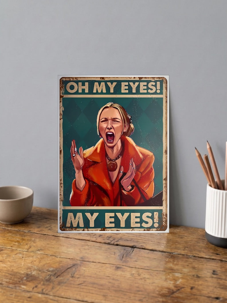 Phoebe Oh My Eyes Friends Sitcom Poster