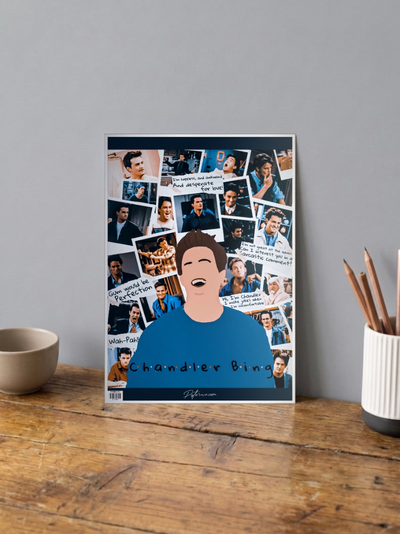 Chandler Bing- Friends Poster