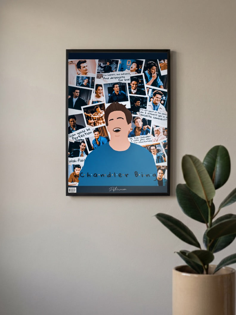 Chandler Bing- Friends Poster