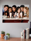 Friends Cast Milkshakes Sitcom Poster