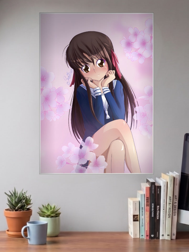 Fruits Basket Sakura Anime Poster
