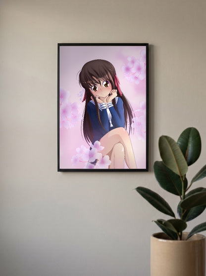 Fruits Basket Sakura Anime Poster