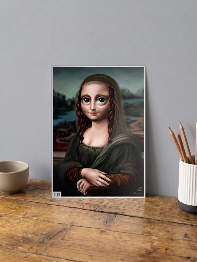 Mona Lisa Funny Poster