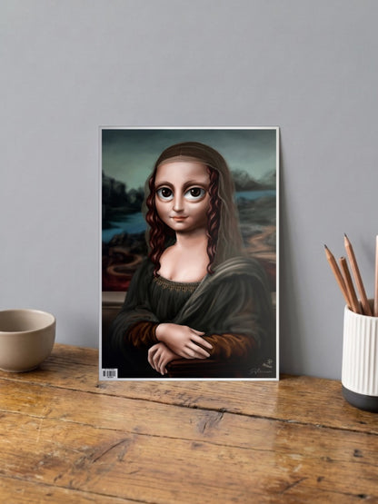 Mona Lisa Funny Poster