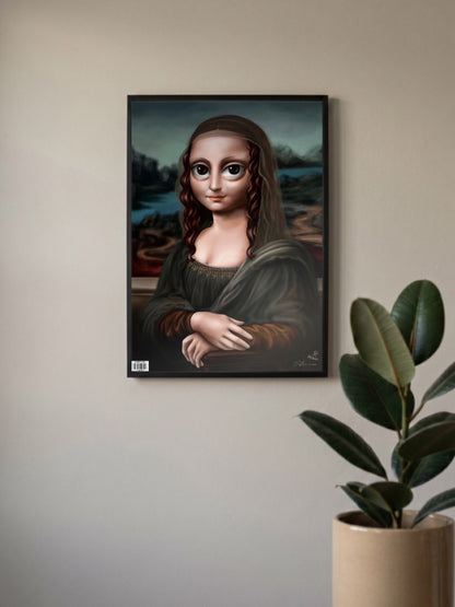 Mona Lisa Funny Poster