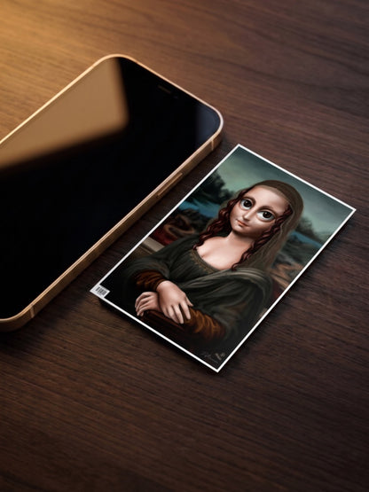 Mona Lisa Funny Poster