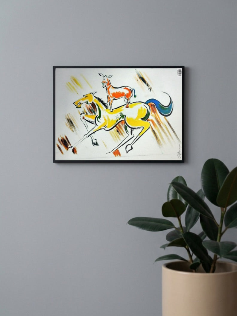 Majnu Bhai Painting Poster