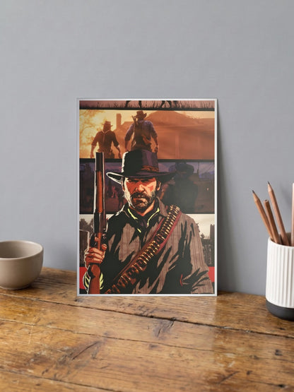 Red Dead Redemption 2 Arthur Morgan Poster