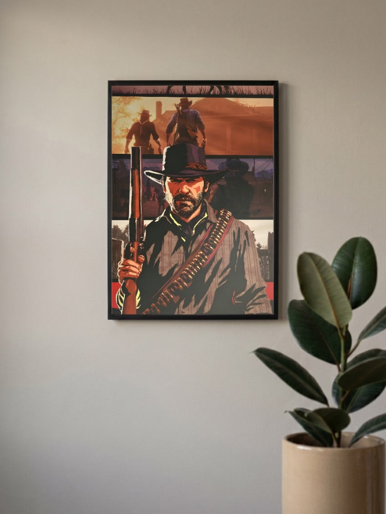 Red Dead Redemption 2 Arthur Morgan Poster