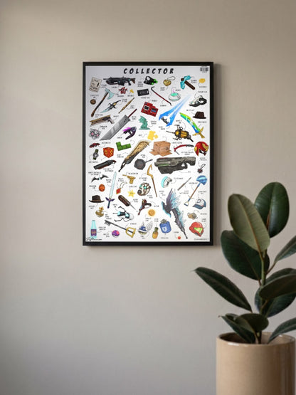 Collector Legendary Weapons Game Poster
