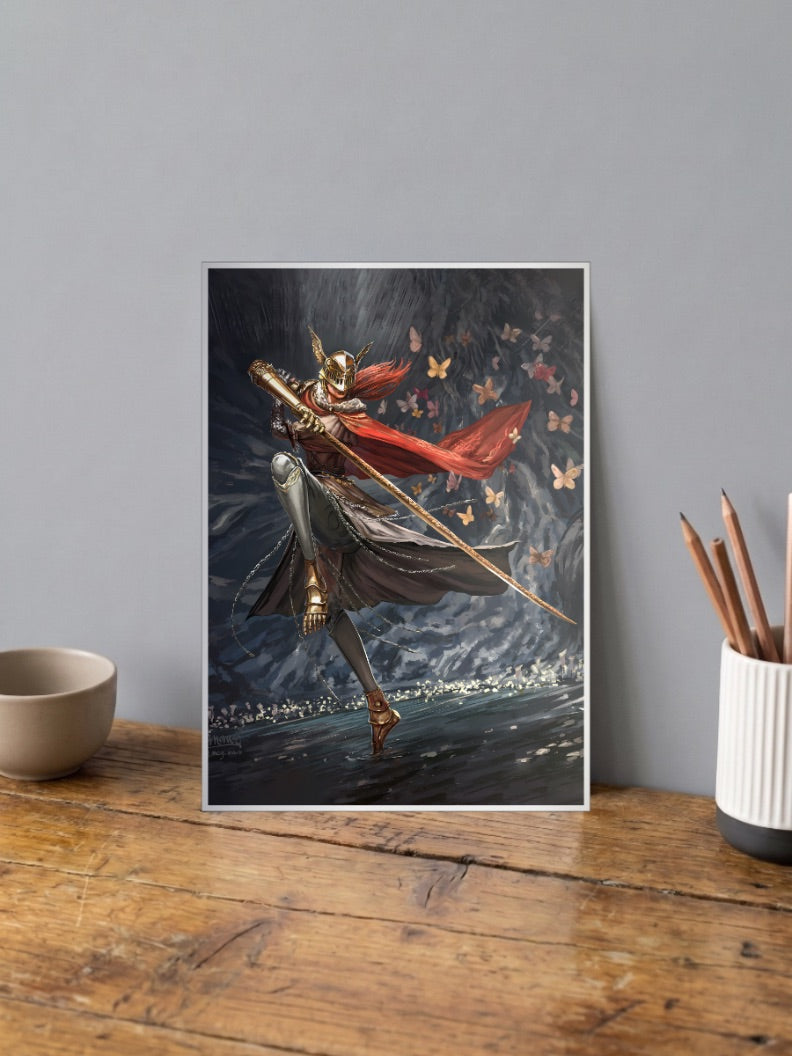 Malenia Dynamic Pose Game Poster