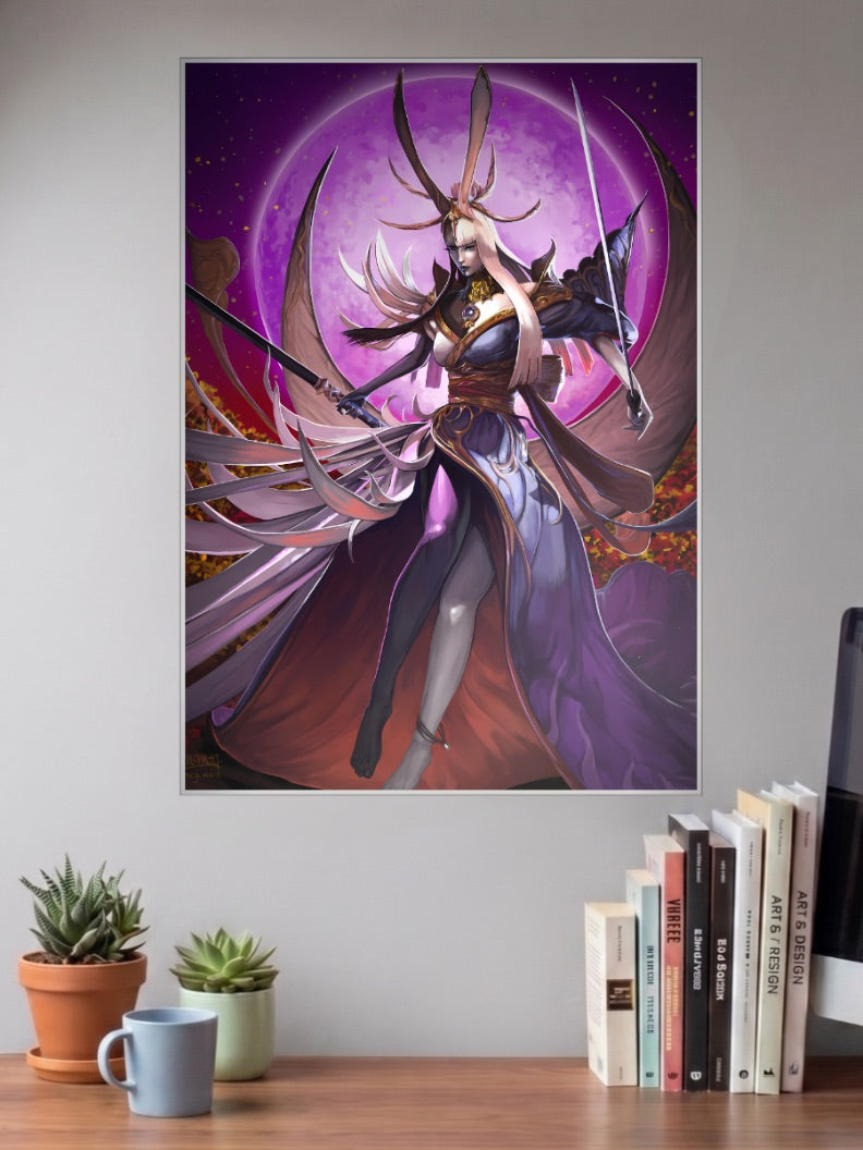 Tsukuyomi Lunar Divinity Game Poster