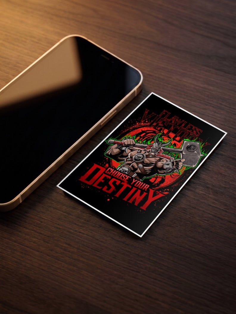 Shao Kahn Mortal Kombat Game Poster