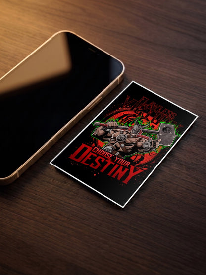 Shao Kahn Mortal Kombat Game Poster
