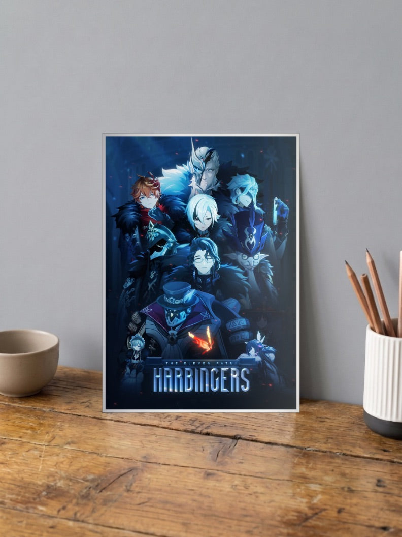 Fatui Harbingers Genshin Impact Game Poster