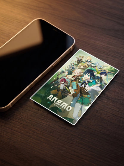 Anemo Family Genshin Impact Game Poster