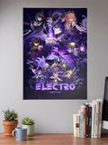 Electro Empire Genshin Impact Game Poster