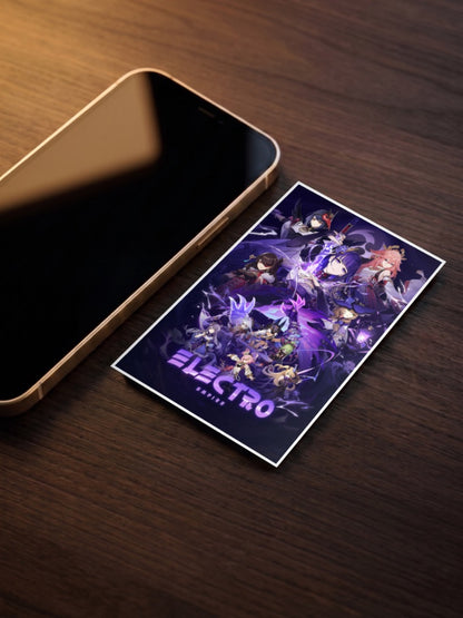 Electro Empire Genshin Impact Game Poster