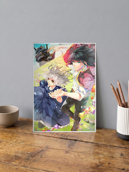 Howl and Sophie Moving Castle Anime Poster