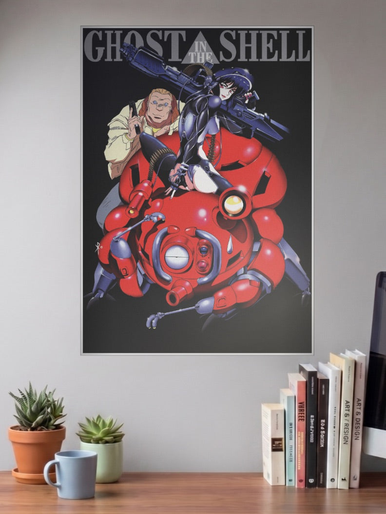 Motoko Kusanagi Fuchikoma Anime Poster