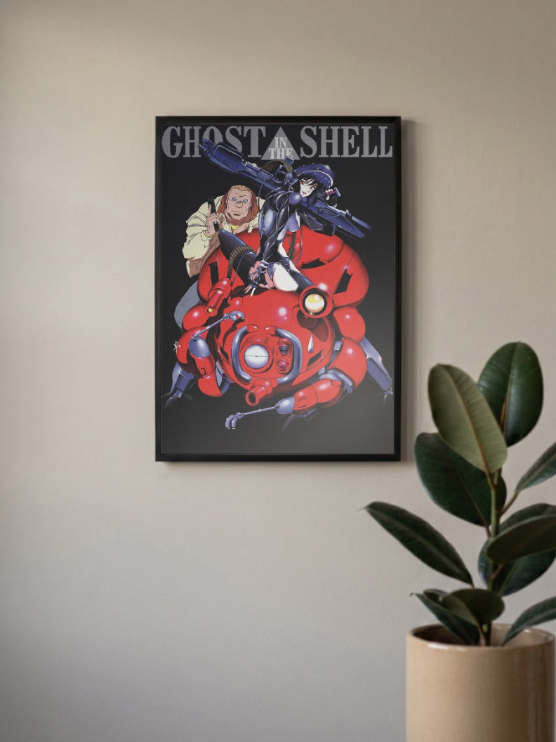Motoko Kusanagi Fuchikoma Anime Poster