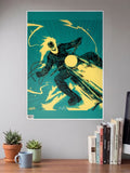 Ghost Rider Bike Poster