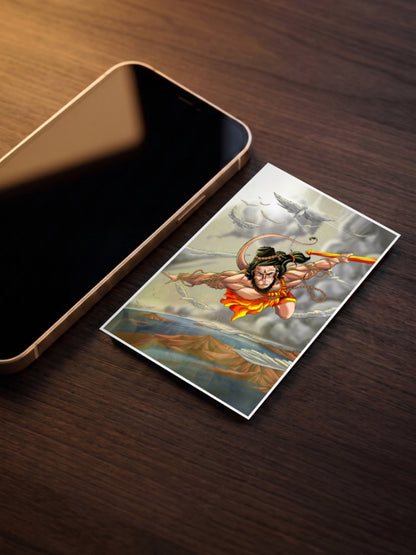 Hanuman Flies to Lanka Gods Poster