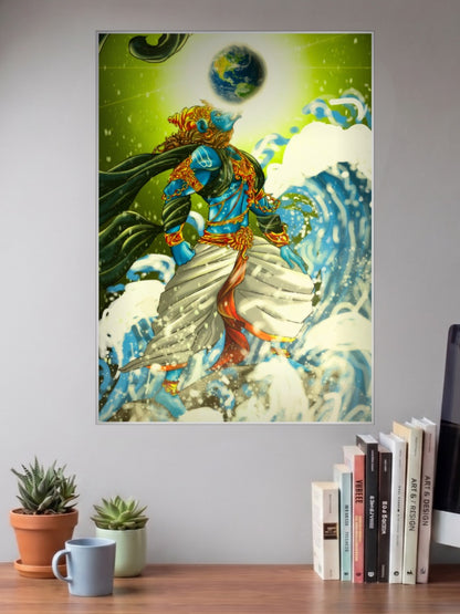 Varaha Lifts the Earth Gods Poster