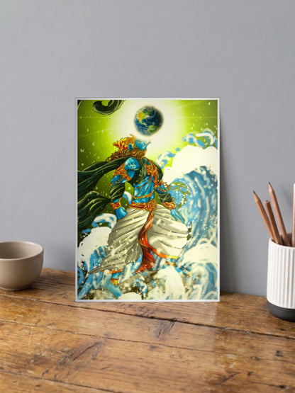 Varaha Lifts the Earth Gods Poster