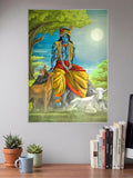 Krishna Under the Tree Gods Poster