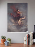 Monkey King Abstract Poster