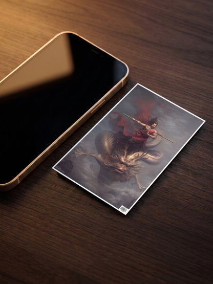 Monkey King Abstract Poster