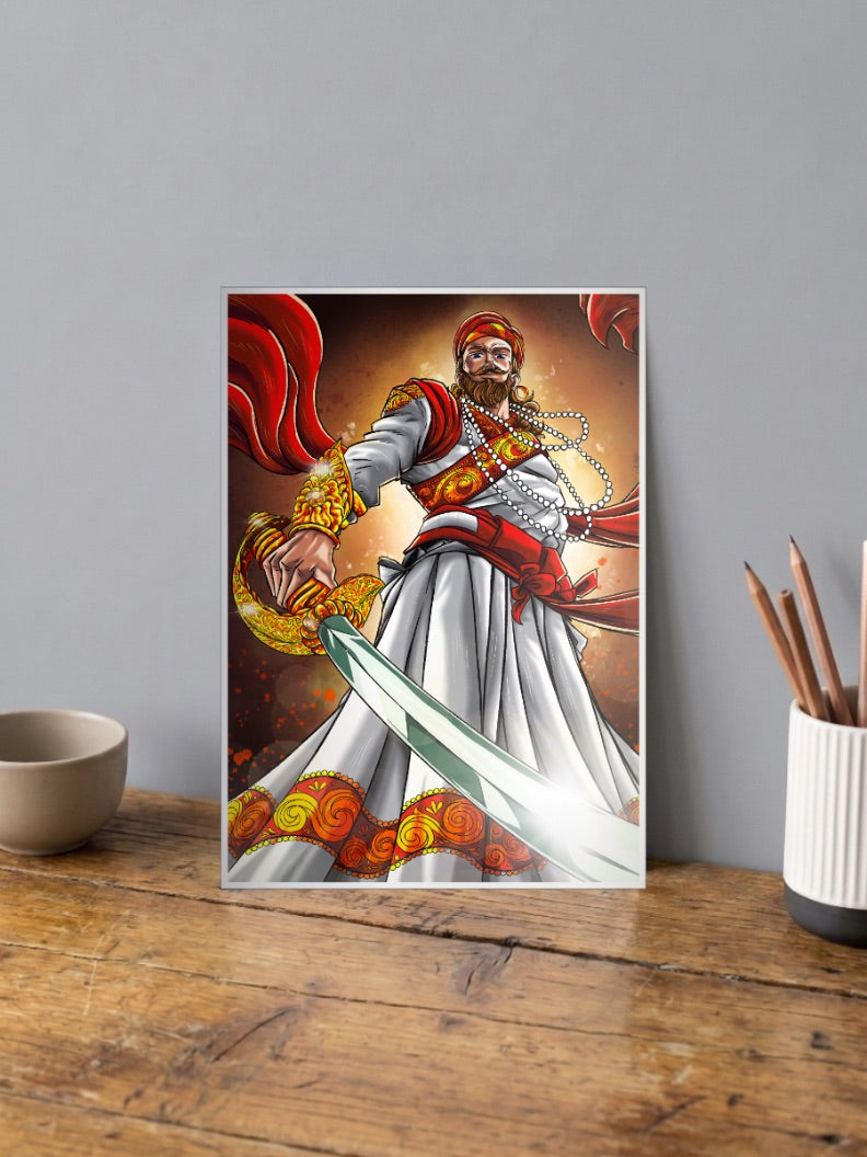 Chhatrapati Shivaji Warrior Poster