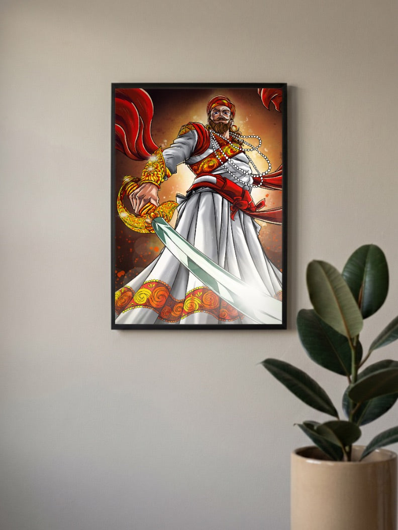 Chhatrapati Shivaji Warrior Poster