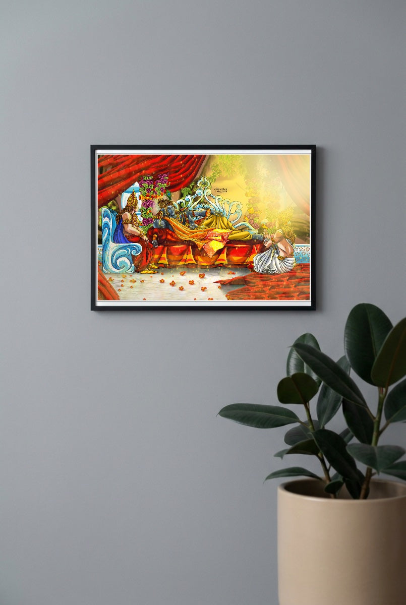 Radha Krishna Gods Poster