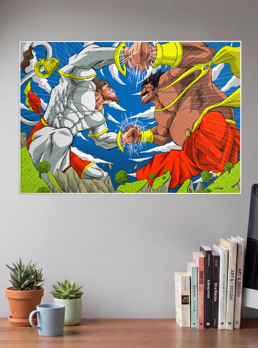 Hanuman Battle Gods Poster
