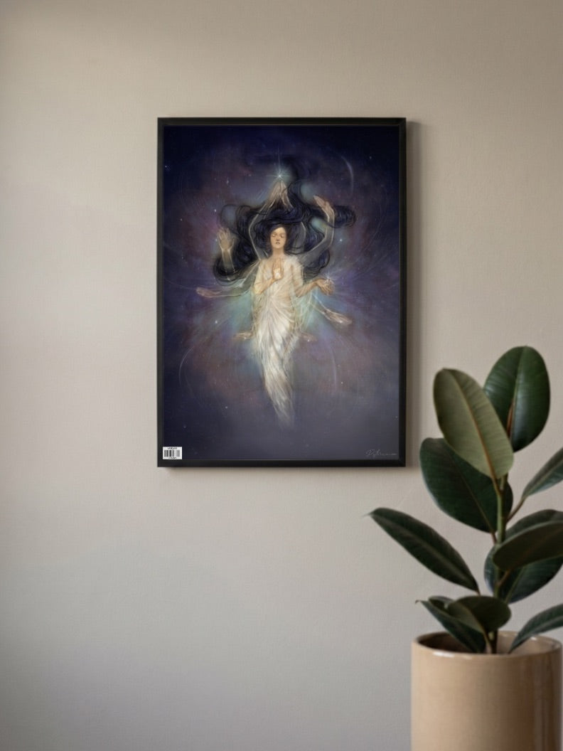 Goddess Abstract Poster