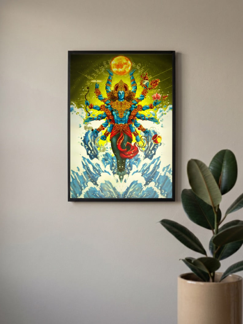 Matsya Avatar Gods Poster