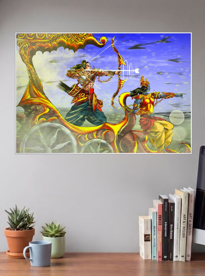 Shree Ram Bow Gods Poster