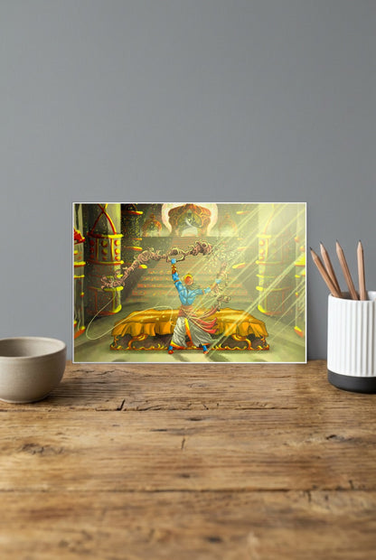 Hanuman Devotion Gods Poster