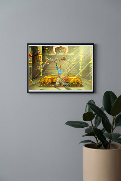 Hanuman Devotion Gods Poster
