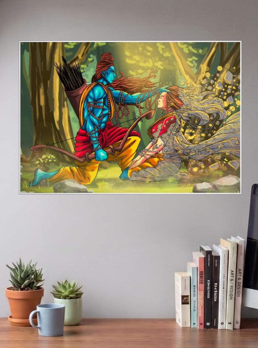 Shree Ram Blessing Gods Poster