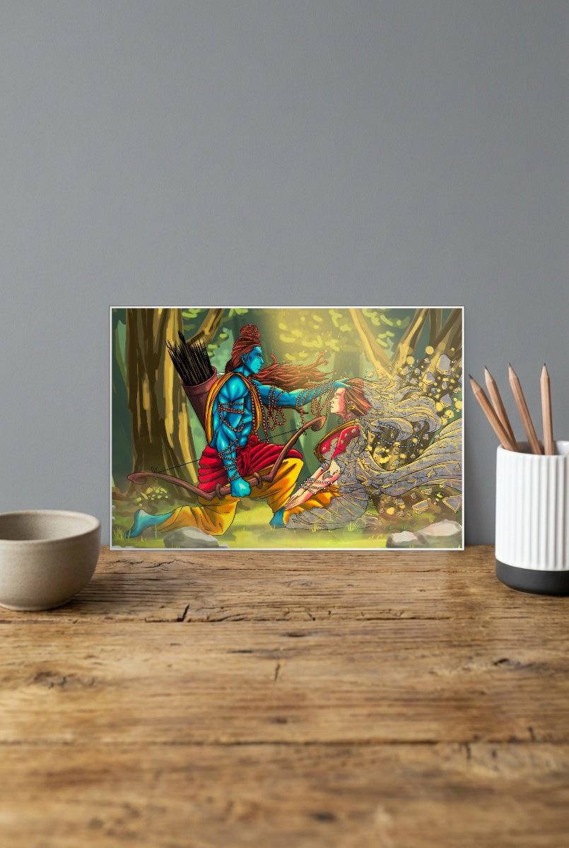 Shree Ram Blessing Gods Poster